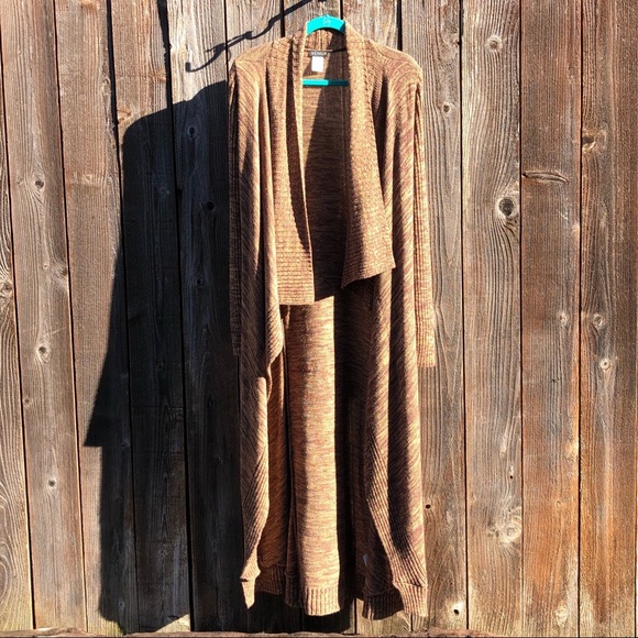 Venus waterfall full length brown duster size small - Picture 6 of 16